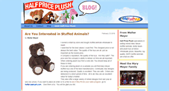 Desktop Screenshot of blog.halfpriceplush.com